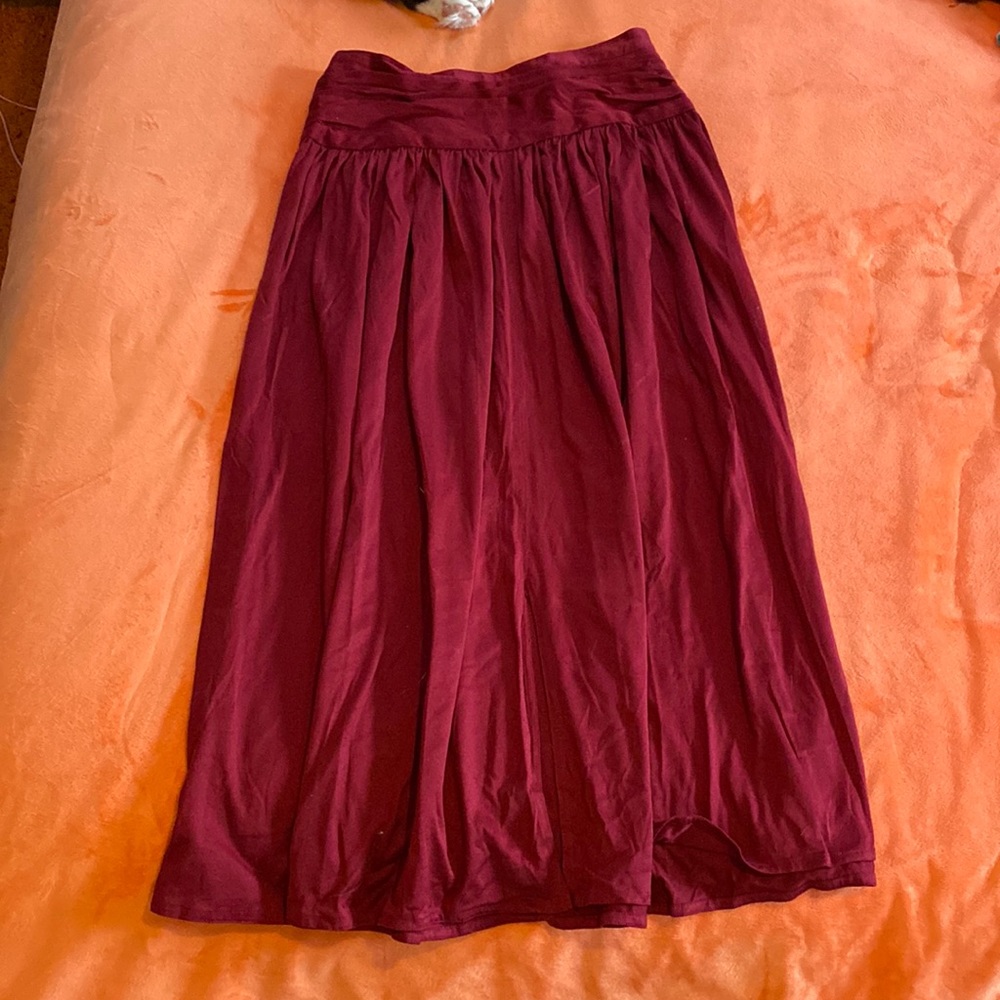 Michii Moon for  Sanyo 100% Cotton long skirt with slit in middle of skirt